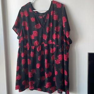Torrid | Sheer Floral Blouse